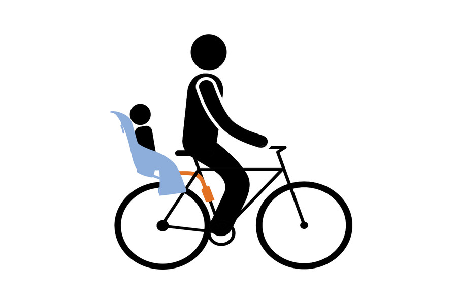 THULE RideAlong kerékpáros gyerekülés sötétszürke (100106)