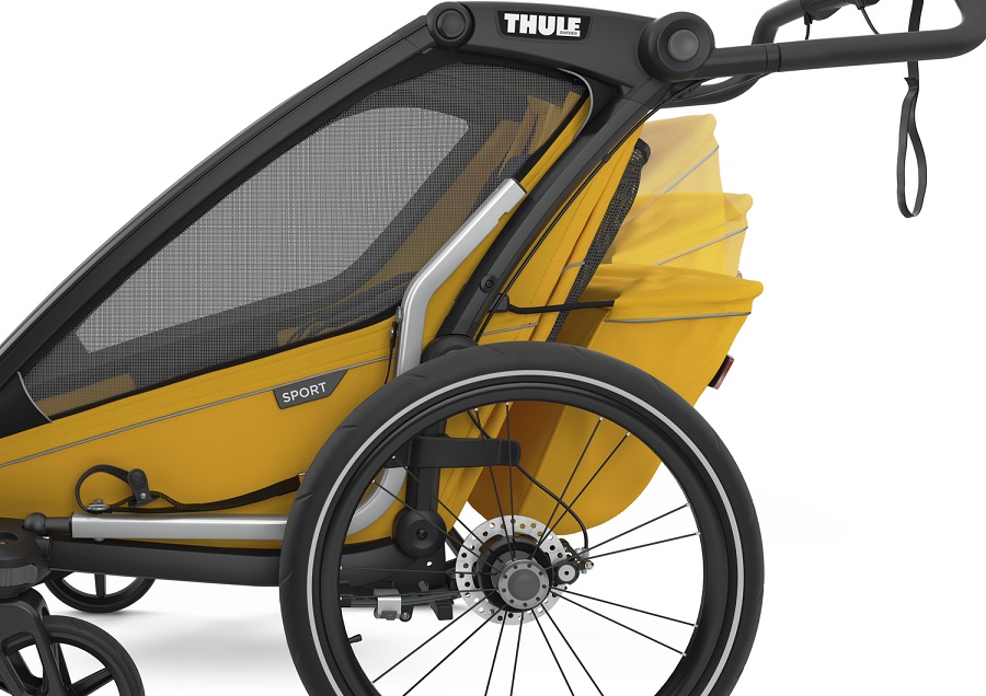 THULE Chariot Sport 2 Double Fekete/Sárga (10201024) - Kattintásra bezárul -