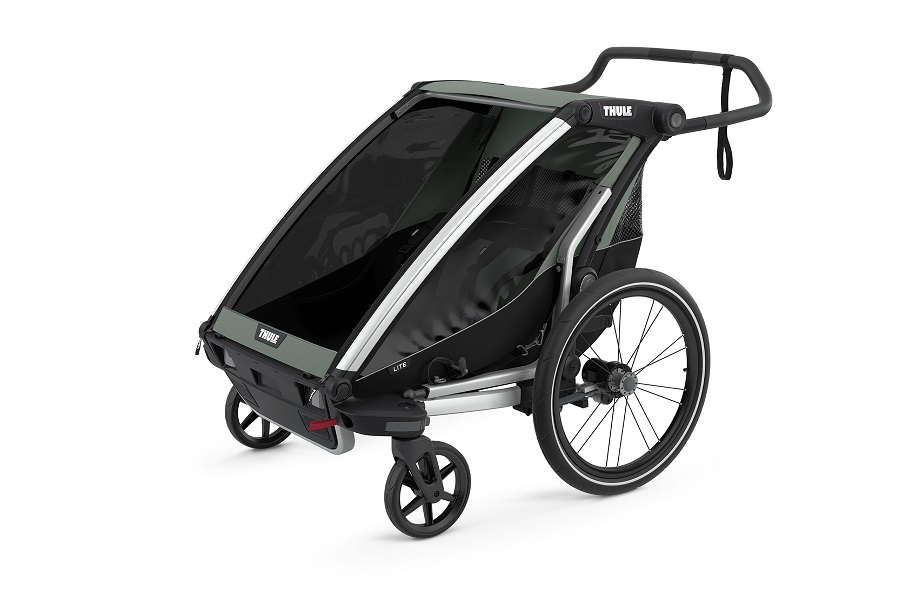 THULE Chariot Lite 2 Double Fekete/Szürke (10203022) - Kattintásra bezárul -