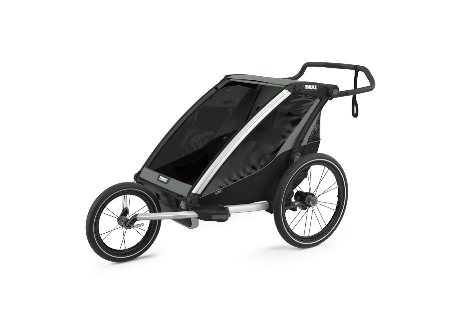 THULE Chariot Lite 2 Double Fekete/Szürke (10203022) - Kattintásra bezárul -