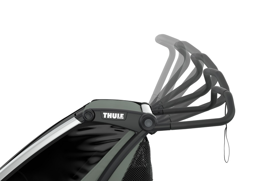 THULE Chariot Lite 2 Double Fekete/Szürke (10203022) - Kattintásra bezárul -