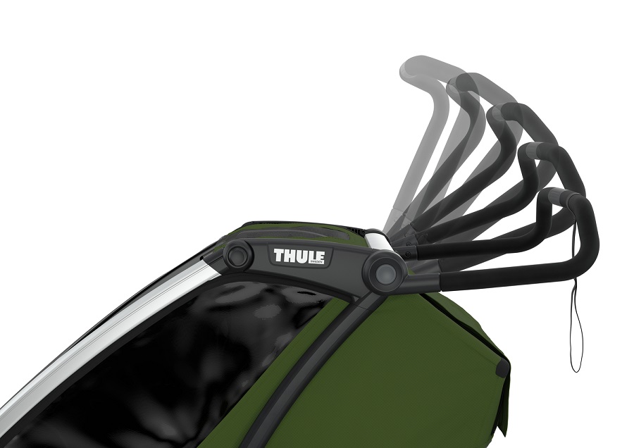 THULE Chariot Cab 2 Fekete/Kekizöld (10204021)