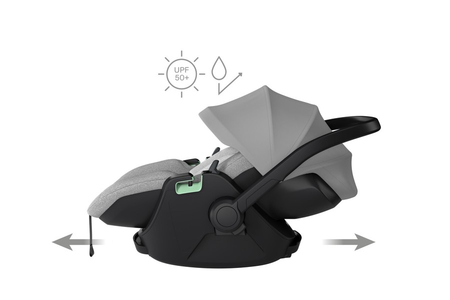 THULE Maple autós gyerekülés és hordózó szürke (14000003)