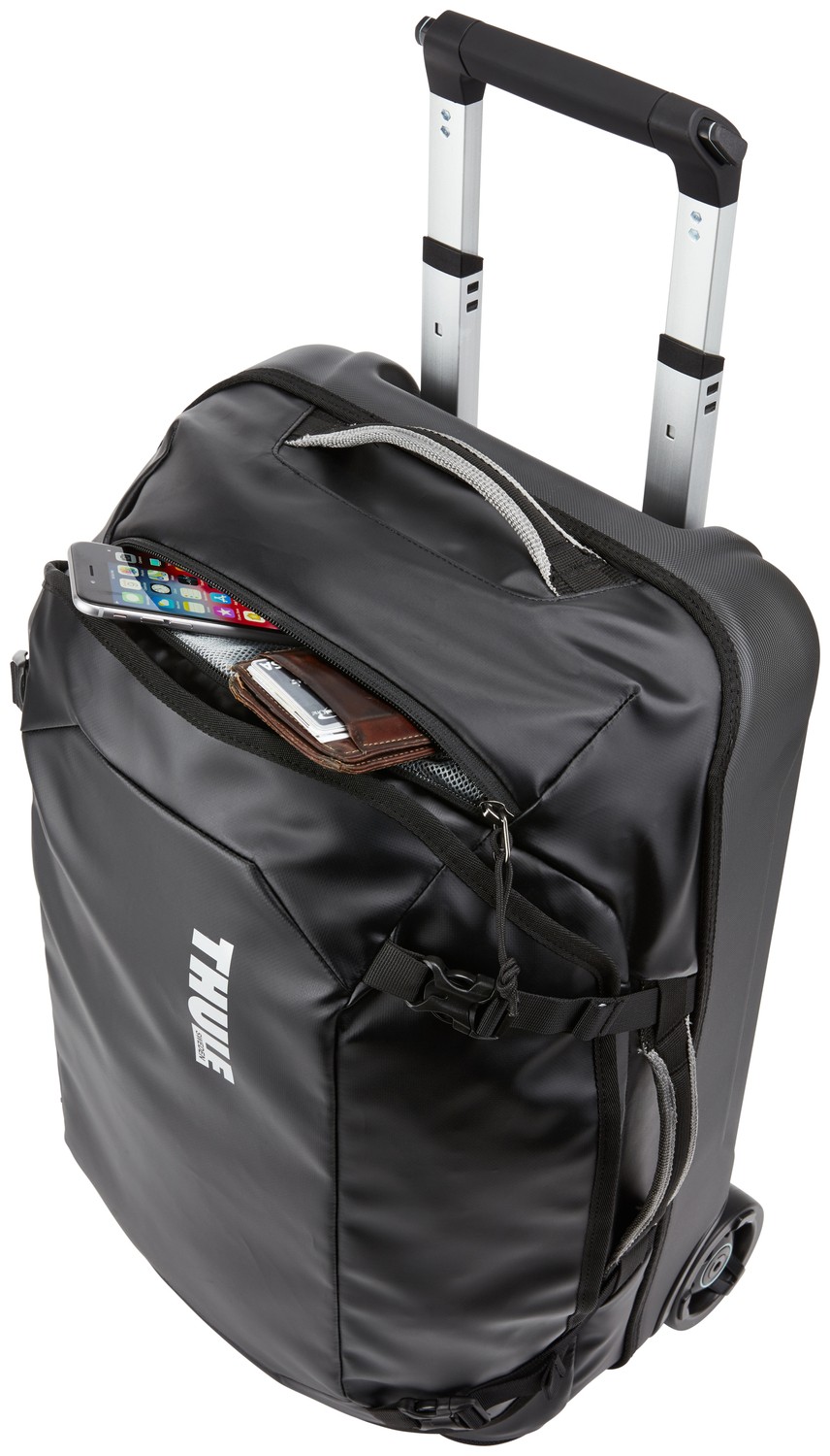 THULE Chasm Carry On gurulós bőrönd 40L Fekete (3204288)