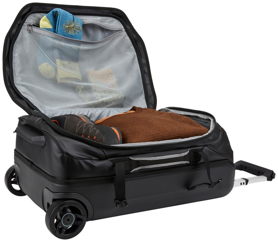 THULE Chasm Carry On gurulós bőrönd 40L Fekete (3204288)