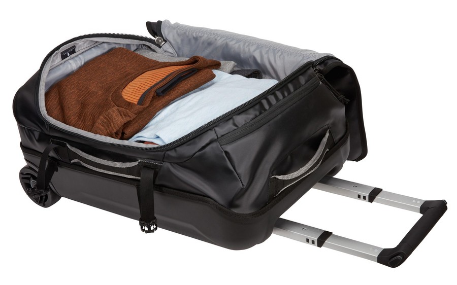 THULE Chasm Carry On gurulós bőrönd 40L Fekete (3204288)