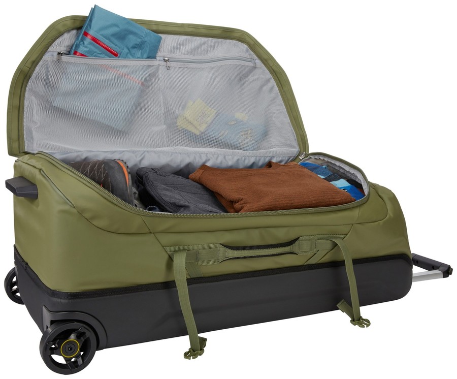 Új - THULE Chasm Wheeled gurulós bőrönd 110L Olivazöld (3204291) - Kattintásra bezárul -