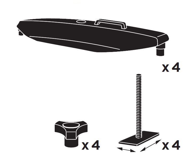 THULE T-csavar Box rögzítő 20x27mm gyorsrögzítő helyett (697604)