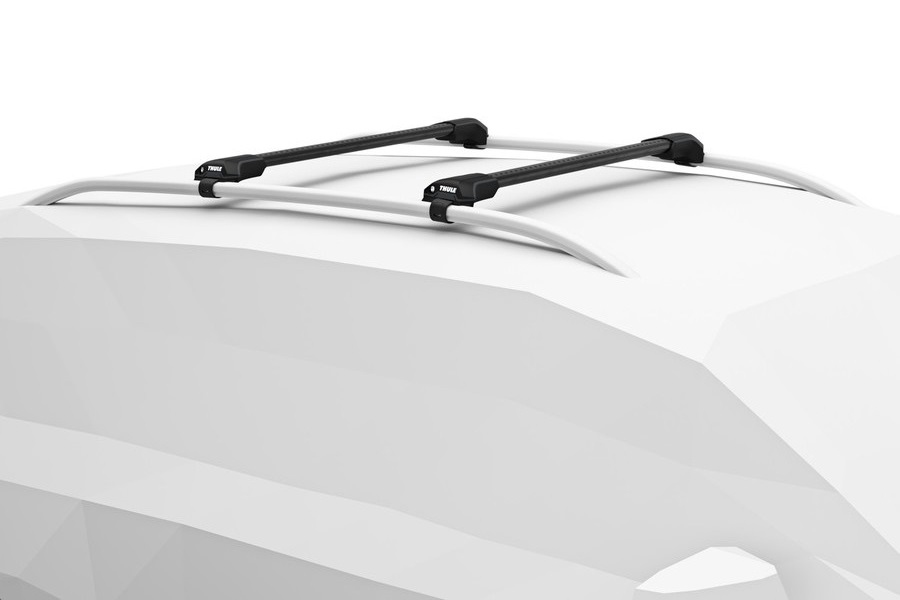 SKODA Octavia (MK III) Kombi 13-19 tetőkorlátos Thule WingBar Edge Fekete csomagtartó
