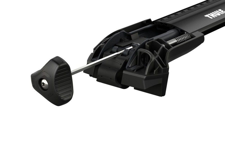 SKODA Octavia (MK III) Kombi 13-19 tetőkorlátos Thule WingBar Edge Fekete csomagtartó